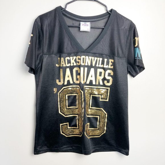 PINK Victoria's Secret Tops - Victoria's Secret PINK Jaguars Sequin Jersey